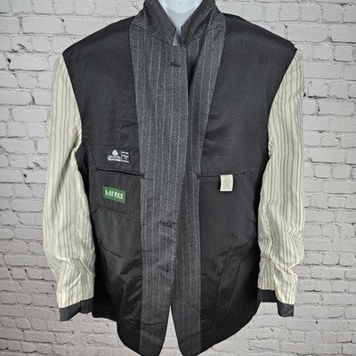 VTG Lauren Ralph Lauren Grey 100% Wool 2 Button Notch Blazer Sport Coat 42R