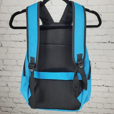 Metro Logo Blue Bio International Convention 2025 Laptop Sleeve Mesh Backpack