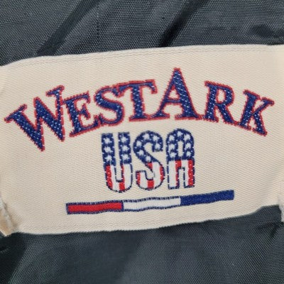 VTG WestArk Arlington GM Truck Assembly Black Beige Collar Zipped Jacket USA 3XL