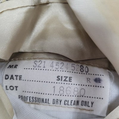 The Texas Clothier Blue Beige Silk Wool Check 2 Button Blazer Sport Coat 41R