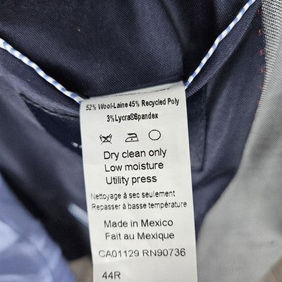 Tommy Hilfiger Grey Wool Blend 2 Button Vented Notch Blazer Sport Coat 44R