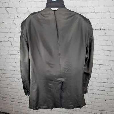 Joseph & Feiss Grey 100% Wool International Trio Blazer Sport Coat Size 48L