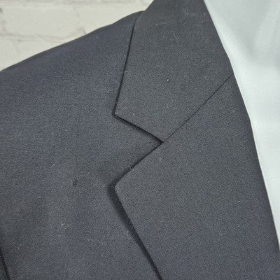 Brooks Brothers Navy 100% Wool Loro Piana Brookwood 2 Button Notch Blazer 42R