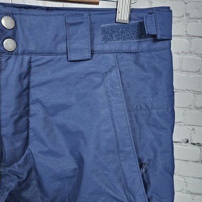 Columbia Navy Omni Tech Waterproof Breathable Snow Ski Pants Small (32x31)