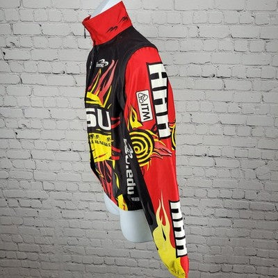 Biemme Windstopper N2S Removable Sleeves Cycling Jacket Italy Medium M *zipper