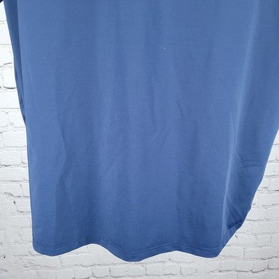 Subaru Austin CAG Navy Lightweight Stretch Short Sleeve Polo Shirt Size Large L