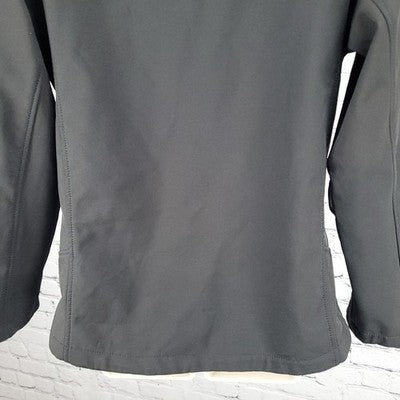 Icewear Iceland Black Hooded Full Zip Fleece Lined Zip Pockets Jacket Small S