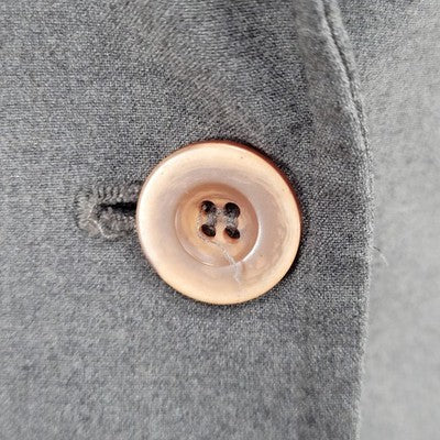 Perry Ellis Brown 1 Button Vented Lined Notch Blazer Women’s Suit Jacket Size 10
