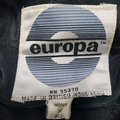 VTG Europa Black Wool Nylon Schoeller Textil Switzerland Snow Pants 30R (28x29)