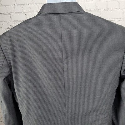Joseph Jos A Bank Charcoal Metropolitan Wool Slim Fit 2 Button Notch Blazer 40S