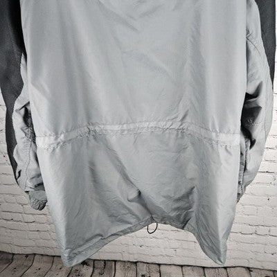 Colorado Grey Black Canvas Shoulder Hideable Hood Zip Pockets Light Jacket XXXL