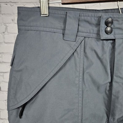 Marker Grey Zipped Pockets Straight Leg Snowboard Ski Pants Medium M (33x29)