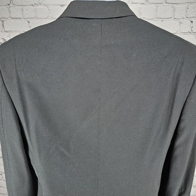 Marc Ecko Black Multitask 2 Button Double Vented Notch Blazer Sport Coat 38L