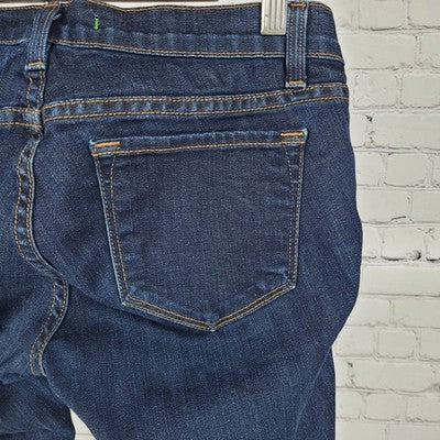J Brand Mama J Dark Wash Straight Leg Maternity Jeans USA Made Size 25 (32x30)
