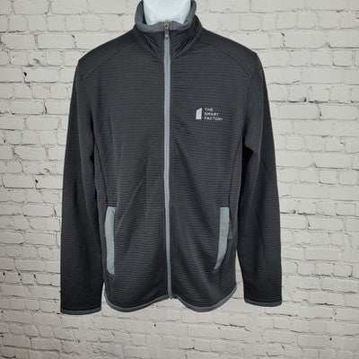 The Smart Factory Stormtech Black Lightweight Full Zip Mock Neck Jacket Medium M