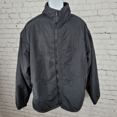 Whites Canada Black Insulated Fleece Lined Removable Sleeves Full Zip Jacket XL