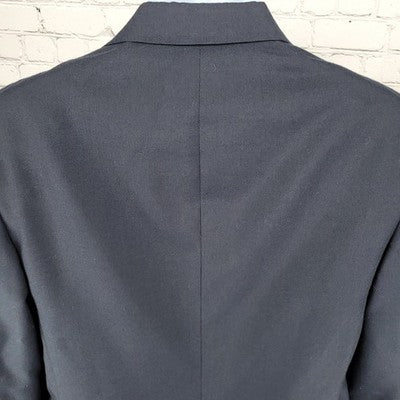 Barrister Navy 2 Button Single Vented Notch Blazer Sport Coat USA Made Size 38