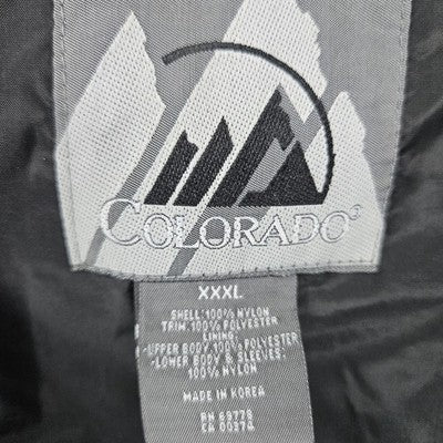Colorado Grey Black Canvas Shoulder Hideable Hood Zip Pockets Light Jacket XXXL