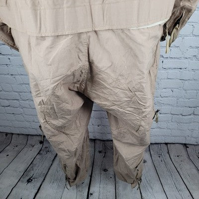 Carter Industries Tan Aramid Combat Vehicle Crewmen's Class 2 Coveralls Size XLS