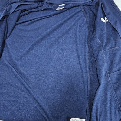 DELL Match Play World Golf Championships Navy Zip Stretch Lightweight Jacket M