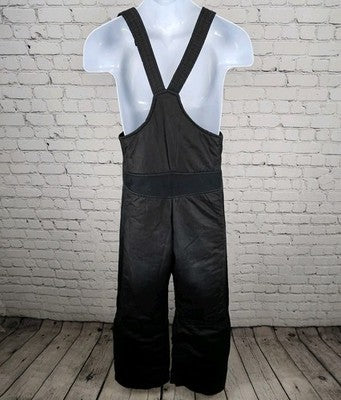 VTG Peter J Black Insulated Adjustable Bootcut Snow Ski Bibs Pants Large L