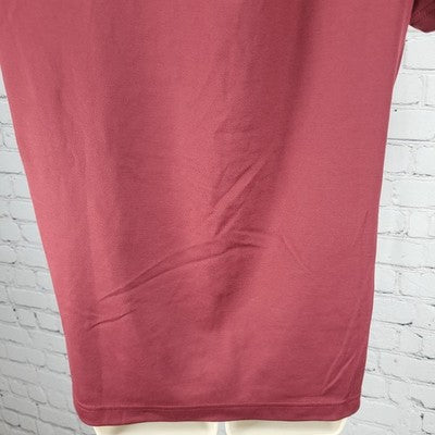 NWT Texas A&M University MS Analytics Burgundy Short Sleeve Shirt Top Medium M