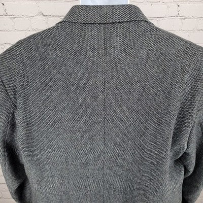 Oakton Limited Grey Tweed 2 Button Notch Blazer Sport Coat USA Made Size 50BL