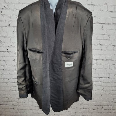 Joseph & Feiss Grey 100% Wool International Trio Blazer Sport Coat Size 48L