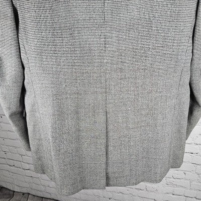 Jos A Bank Grey 100% Wool 2 Button Single Vented Notch Blazer Sport Coat 43R