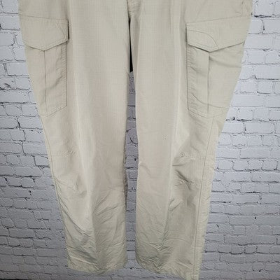 5.11 Tactical Beige Lightweight Cargo Pockets Utility Straight Leg Pants 42x30