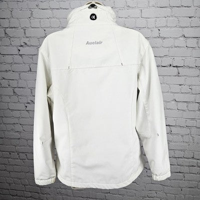 Auclair Ivory Waterproof Breathable Full Zip Stand Up Collar Jacket Large L