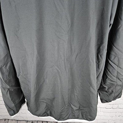 Longhorn Aquatics UT Black Full Zip Mesh Lined Logo Windbreaker Jacket 3XL