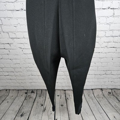 VTG Schoeller Skifans Switzerland Black Stretch Stirrup Ski Pants Bib 4 (27x24)