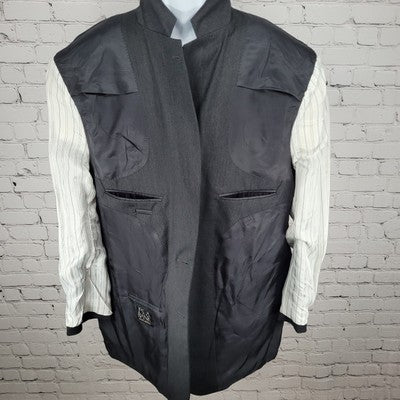 Jos A Bank Dark Grey 100% Wool Signature 2 Button Blazer Sport Coat Size 48L