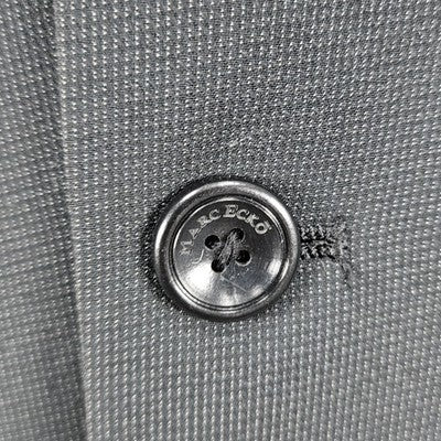 Marc Ecko Black Multitask 2 Button Double Vented Notch Blazer Sport Coat 38L