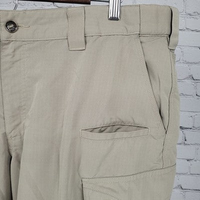 5.11 Tactical Beige Lightweight Cargo Pockets Utility Straight Leg Pants 42x30