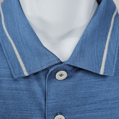 Puma River Place 2021 MGA RP Cup Blue Golf USA Flag Logo Polo Shirt Medium M