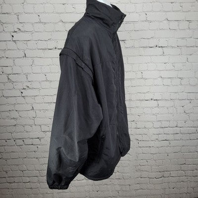 Whites Canada Black Insulated Fleece Lined Removable Sleeves Full Zip Jacket XL