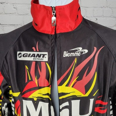 Biemme Windstopper N2S Removable Sleeves Cycling Jacket Italy Medium M *zipper