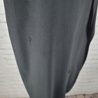 The Texas Clothier Black 1 Button Ventless Notch Blazer Sport Coat USA 42