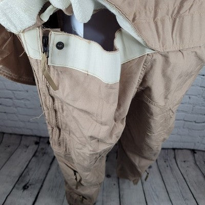 Carter Industries Tan Aramid Combat Vehicle Crewmen's Class 2 Coveralls Size XLS