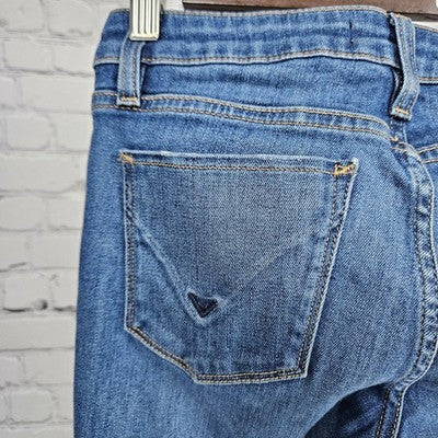 Hudson Blue Denim Krista Super Skinny Low Rise Medium Wash Jeans 24 (24x29)