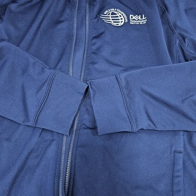 DELL Match Play World Golf Championships Navy Zip Stretch Lightweight Jacket M