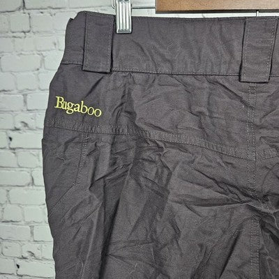 Columbia Brown Green Omni Tech Bugaboo Insulated Snow Ski Pants L (36x32) *tear
