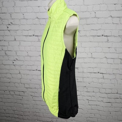 VSX Victoria's Secret Green Thermo Lite Pro Stand Up Collar Zip Vest Large L