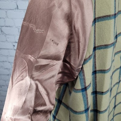 London Fog Beige Limited Edition Buttoned Removable Plaid Liner Trench Coat 10R