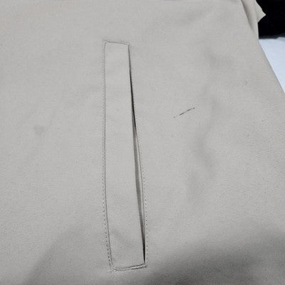 Ashworth Beige Colorblock Nano-Tex Water Resistant 1/4 Zip Pullover Jacket XL