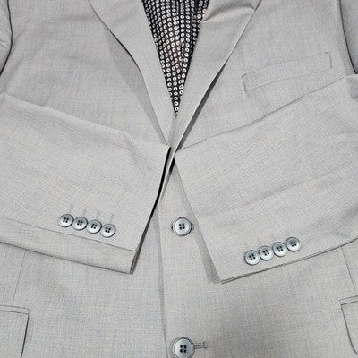 Renoir Blue 2 Button Double Vented Notch Blazer Sport Coat Suit Jacket 48R