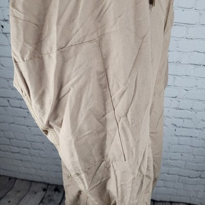 Carter Industries Tan Aramid Combat Vehicle Crewmen's Class 2 Coveralls Size XLS