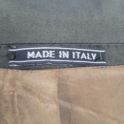 Vito Rufolo Green Wool Comero Super 100's 2 Button Blazer Sport Coat Italy 46R